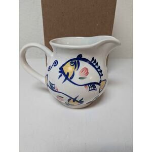 Johnson Brothers Aquabatic fish theme ceramic creamer cup pitcher only